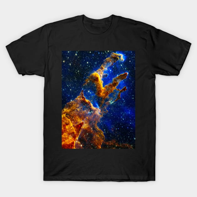 JWST Pillars of Creation T-Shirt by headrubble